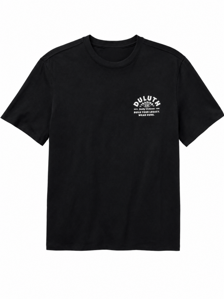 Black Small Logo Crew Neck T-Shirt